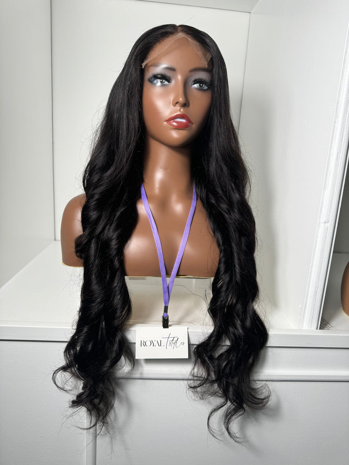 28” Body Wave HD 5x5 Closure Unit (Pre-Bleached + Pre-Plucked)